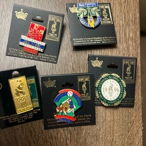 5- 1976 Atlanta Olympic pin collection